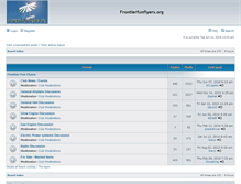 Tablet Screenshot of forum.frontierfunflyers.org