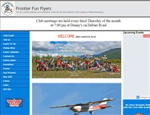 Tablet Screenshot of frontierfunflyers.org